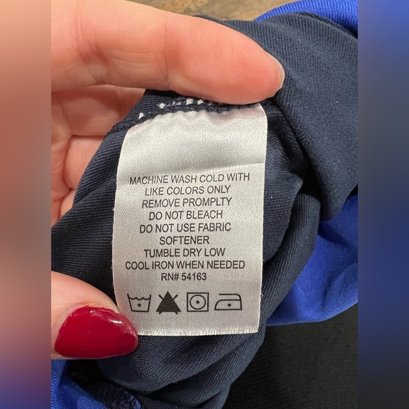 Calvin Klein performance leggings Blue and Black Yoga Pants - Picture 7 of 8